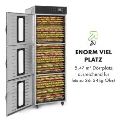 Master Jerky 550 Dörrautomat 2400W 40-90 °C 24h-Timer Edelstahl Silber -Klarstein Verkaufsgeschäft 10034546 de 0006 logo