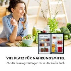 Delaware Kühlschrank 75 Liter 4-Liter-Gefrierfach Kompression -Klarstein Verkaufsgeschäft 10034554 de 0004 logo