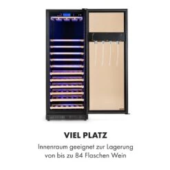 First Class 84 Weinkühlschrank 4 Dispenser 84 Fl. 5-22°C Touch Glastür 16 First Class 84 Weinkühlschrank 4 Dispenser 84 Fl. 5-22°C Touch Glastür -Klarstein Verkaufsgeschäft 10034564 de 0005 logo