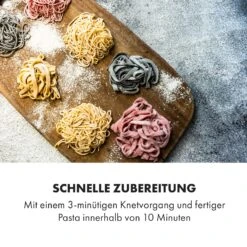 Pastamania Nudelmaschine 260W 7 Aufsätze 500 G 60 DB LED 14 Pastamania Nudelmaschine 260W 7 Aufsätze 500 G 60 DB LED -Klarstein Verkaufsgeschäft 10034566 de 0005 logo