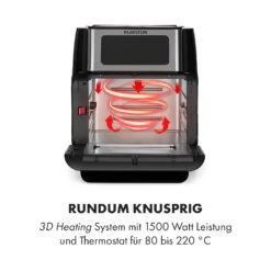 AeroVital Fry Heißluftfritteuse 1500W 10l Timer 9 Programme -Klarstein Verkaufsgeschäft 10034575 de 0003 logo