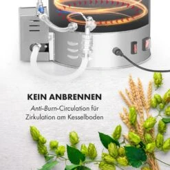 Brauheld Pro Maischekessel 2500W 30L 30-100°C Umwälzpumpe Edelstahl -Klarstein Verkaufsgeschäft 10034586 de 0005 logo