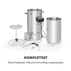 Brauheld Pro Maischekessel 2500W 30L 30-100°C Umwälzpumpe Edelstahl -Klarstein Verkaufsgeschäft 10034586 de 0006 logo