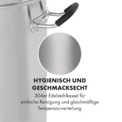Brauheld Pro Maischekessel 2500W 30L 30-100°C Umwälzpumpe Edelstahl -Klarstein Verkaufsgeschäft 10034586 de 0008 logo