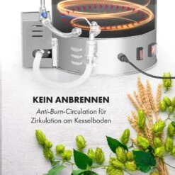 Brauheld Pro Maischekessel 3300W 45L 30-100°C Umwälzpumpe Edelstahl 15 Brauheld Pro Maischekessel 3300W 45L 30-100°C Umwälzpumpe Edelstahl -Klarstein Verkaufsgeschäft 10034588 de 0005 logo