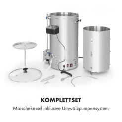 Brauheld Pro Maischekessel 3300W 45L 30-100°C Umwälzpumpe Edelstahl 16 Brauheld Pro Maischekessel 3300W 45L 30-100°C Umwälzpumpe Edelstahl -Klarstein Verkaufsgeschäft 10034588 de 0006 logo