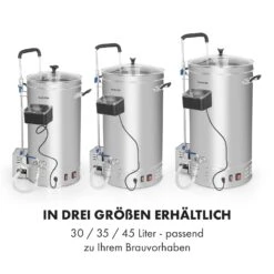 Brauheld Pro Maischekessel 3300W 45L 30-100°C Umwälzpumpe Edelstahl 17 Brauheld Pro Maischekessel 3300W 45L 30-100°C Umwälzpumpe Edelstahl -Klarstein Verkaufsgeschäft 10034588 de 0007 logo