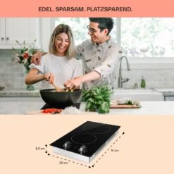 EasyCook Domino Keramikkochfeld 3000W Drehregler Schwarz 16 EasyCook Domino Keramikkochfeld 3000W Drehregler Schwarz -Klarstein Verkaufsgeschäft 10034603 de 0006 usp