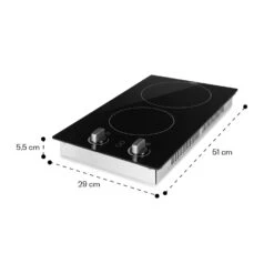 EasyCook Domino Keramikkochfeld 3000W Drehregler Schwarz 19 EasyCook Domino Keramikkochfeld 3000W Drehregler Schwarz -Klarstein Verkaufsgeschäft 10034603 yy 0011 dimensions