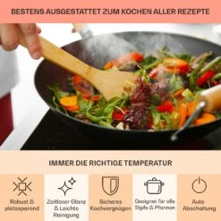 EasyCook Keramikkochfeld 6100W Drehregler Schwarz -Klarstein Verkaufsgeschäft 10034604 de 0005 usp