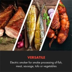 Flintstone Räucherofen 1600W Thermometer Edelstahl Elektrisch -Klarstein Verkaufsgeschäft 10034702 yy 0006 logo Klarstein NES C16