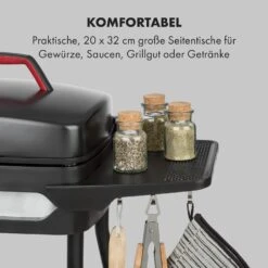 Gatsby Elektrogrill 2000W Antihaft-Grillfläche Seitentische Schwarz -Klarstein Verkaufsgeschäft 10034706 de 0003 logo