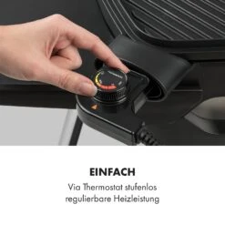 Gatsby Elektrogrill 2000W Antihaft-Grillfläche Seitentische -Klarstein Verkaufsgeschäft 10034707 de 0005 logo