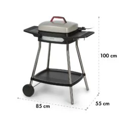 Gatsby Elektrogrill 2000W Antihaft-Grillfläche Seitentische -Klarstein Verkaufsgeschäft 10034707 yy 0009 dimensions