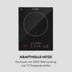 Cook N Roll Induktionskochfeld 2000W Timer 10 Stufen Bratenthermometer -Klarstein Verkaufsgeschäft 10034708 de 0005 logo