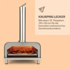 Diavolo Pizza-Pelletofen Inkl. Pizzastein Thermometer Edelstahl -Klarstein Verkaufsgeschäft 10034709 de 0003 logo