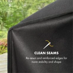 Tomahawk Wetterschutzhaube 600D Canvas 30/70% PE/PVC Schwarz 12 Tomahawk Wetterschutzhaube 600D Canvas 30/70% PE/PVC Schwarz -Klarstein Verkaufsgeschäft 10034713 yy 0004 logo Klarstein Tomahawk Wetterschutzhaube 140cm
