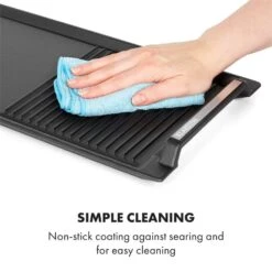 Delicatessa Grill Pan Grillplatte Induktionskochfeld Zubehör 43,5x23cm -Klarstein Verkaufsgeschäft 10034722 yy 0005 logo Klarstein Delicatessa Grill Pan Grillplatte