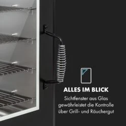 Pasadena Gas-Räuchergrill 2,5 KW Heizleistung 180 °C / 350 °F Max. -Klarstein Verkaufsgeschäft 10034818 de 0003 logo