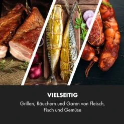 Pasadena Gas-Räuchergrill 2,5 KW Heizleistung 180 °C / 350 °F Max. -Klarstein Verkaufsgeschäft 10034818 de 0004 logo