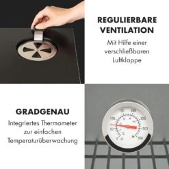 Pasadena Gas-Räuchergrill 2,5 KW Heizleistung 180 °C / 350 °F Max. -Klarstein Verkaufsgeschäft 10034818 de 0006 logo