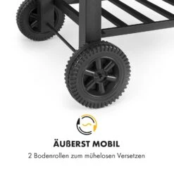 Meat Machine Holzkohlegrill BBQ 45x32,5cm Thermometer Bodenrollen 17 Meat Machine Holzkohlegrill BBQ 45x32,5cm Thermometer Bodenrollen -Klarstein Verkaufsgeschäft 10034819 de 0007 logo