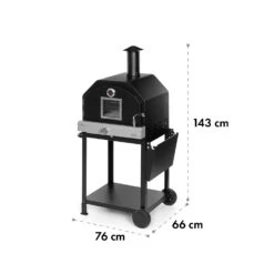 Pizzaiolo Pro Pizza-Gasgrill 76x143x66cm Schamottestein Stahl Mobil -Klarstein Verkaufsgeschäft 10034844 yy 0010 logo