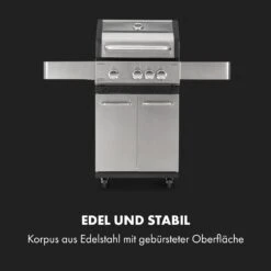 Valkyrie Gasgrill 3x3,2 + 2,9 KW Sichtfenster 54x42 Cm Grill Edelstahl 15 Valkyrie Gasgrill 3x3,2 + 2,9 KW Sichtfenster 54x42 Cm Grill Edelstahl -Klarstein Verkaufsgeschäft 10034845 de 0004 logo