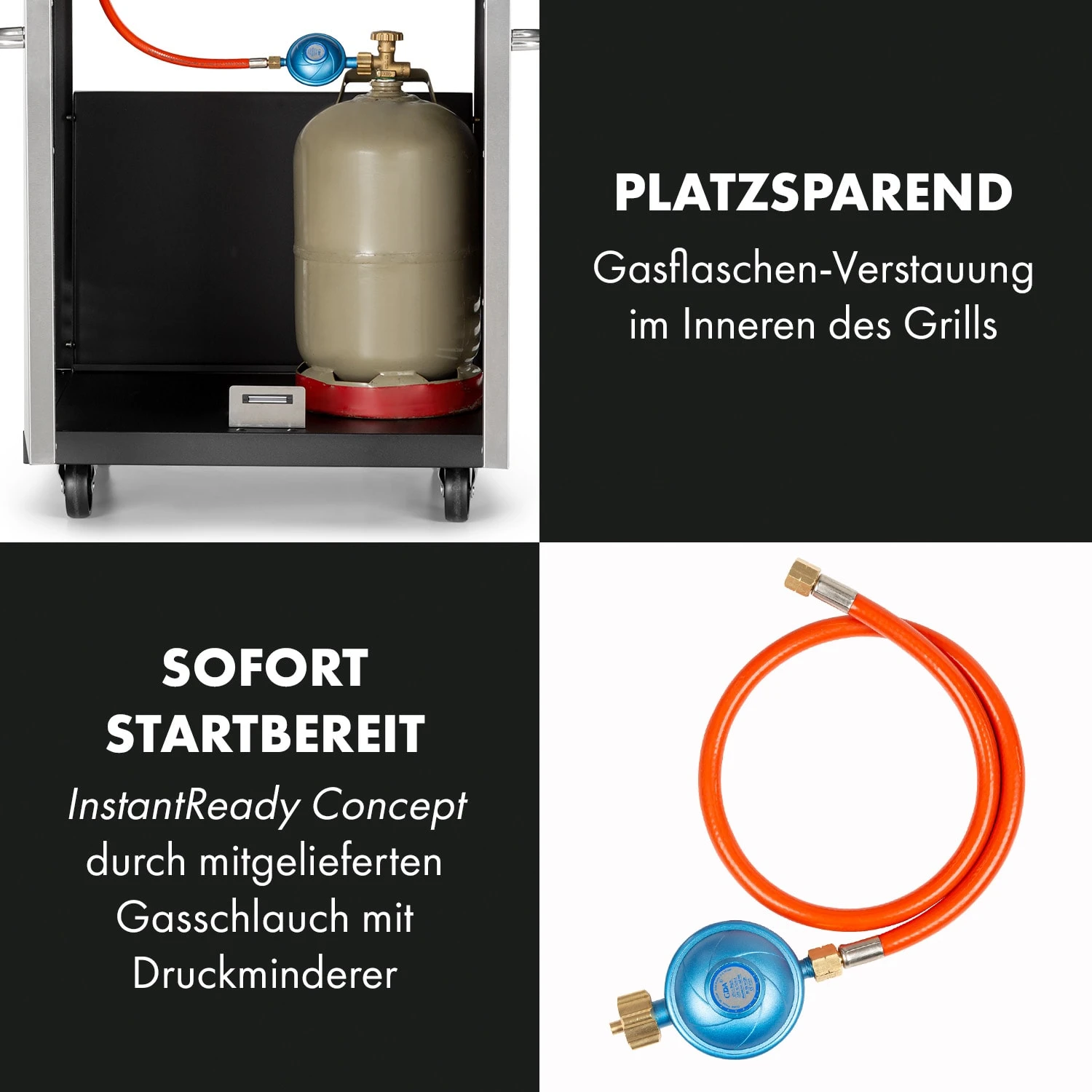 Valkyrie Gasgrill 3x3,2 + 2,9 KW Sichtfenster 54x42 Cm Grill Edelstahl 9 Valkyrie Gasgrill 3x3,2 + 2,9 KW Sichtfenster 54x42 Cm Grill Edelstahl – Bild 7