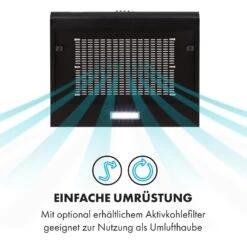 Capannina Unterbau-Abzugshaube 60cm 166m³/h LED Edelstahl Schwarz 12 Capannina Unterbau-Abzugshaube 60cm 166m³/h LED Edelstahl Schwarz -Klarstein Verkaufsgeschäft 10034861 de 0003 logo