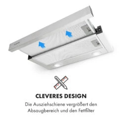 Viola Dunstabzugshaube Edelstahl 59,6 Cm 612m³/h EEK A Silber 16 Viola Dunstabzugshaube Edelstahl 59,6 Cm 612m³/h EEK A Silber -Klarstein Verkaufsgeschäft 10034862 de 0006 logo