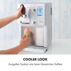 Sweet Sundae Eiscrememaschine Kompressor 1,5l Edelstahl Weiß -Klarstein Verkaufsgeschäft 10034912 de 0003 logo