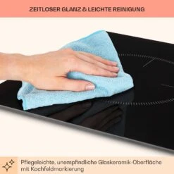 Kochheld Doppel-Induktionskochfeld 2900W Dreh-Regler Glas Schwarz -Klarstein Verkaufsgeschäft 10034946 de 0008 usp