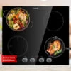 Kochheld 4-Zonen-Induktionskochfeld 6000W Dreh-Regler Glas Schwarz -Klarstein Verkaufsgeschäft 10034947 de 0001 main