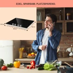 Kochheld 4-Zonen-Induktionskochfeld 6000W Dreh-Regler Glas Schwarz -Klarstein Verkaufsgeschäft 10034947 de 0006 usp