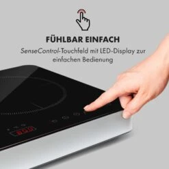 Cookio Kochfeld Induktion Freistehend 3500 W Bis 240 °C Glaskeramik 13 Cookio Kochfeld Induktion Freistehend 3500 W Bis 240 °C Glaskeramik -Klarstein Verkaufsgeschäft 10034949 de 0003 logo