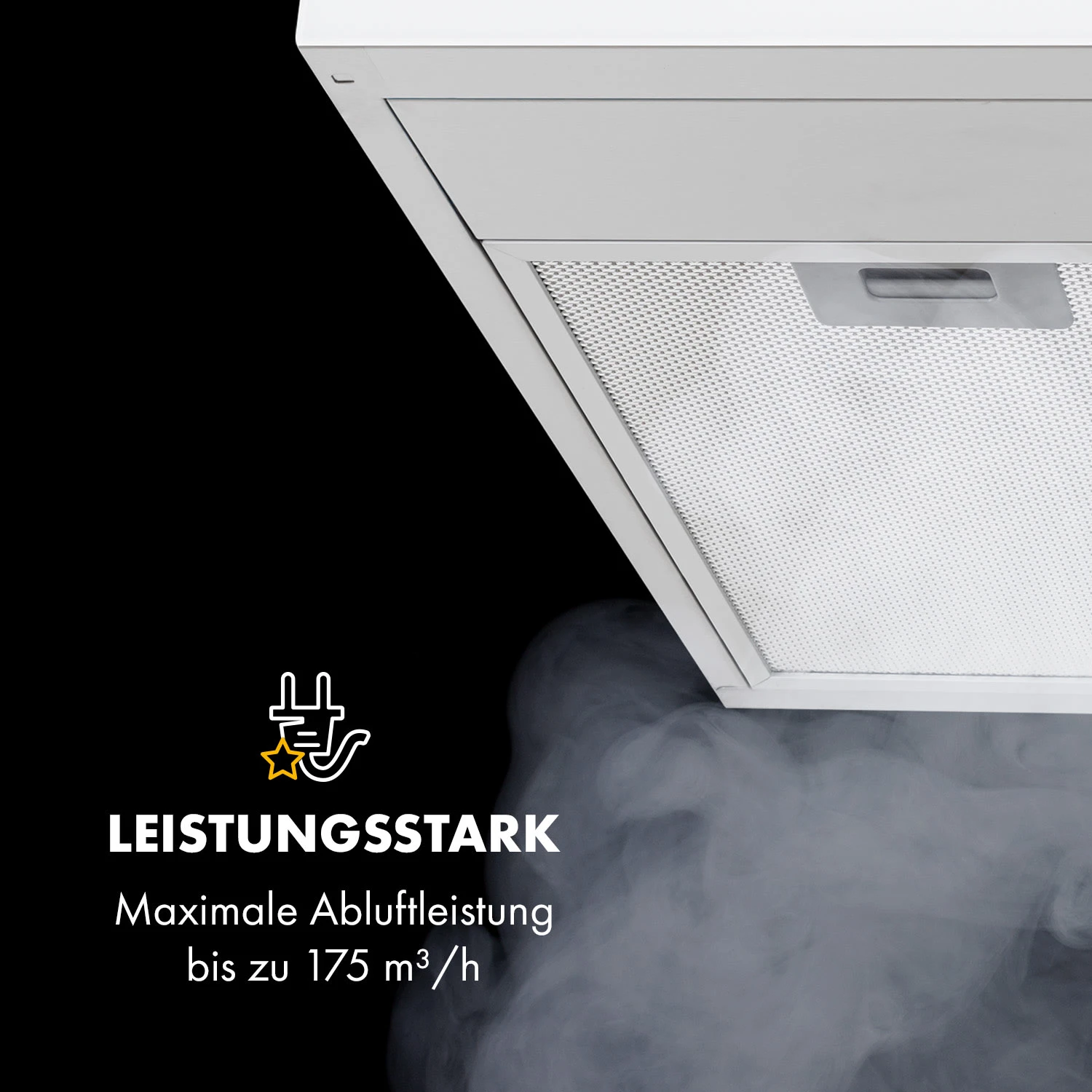 Contempo Unterbau-Dunstabzugshaube 60cm 175m³/h LED Edelstahl Acryl Weiß 6 Contempo Unterbau-Dunstabzugshaube 60cm 175m³/h LED Edelstahl Acryl Weiß – Bild 4