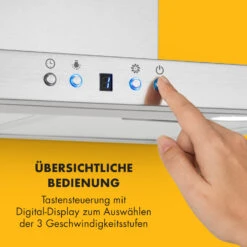 Limelight Dunstabzugshaube 60cm Wandhaube 600m³/h Edelstahl -Klarstein Verkaufsgeschäft 10034976 de 0008 logo