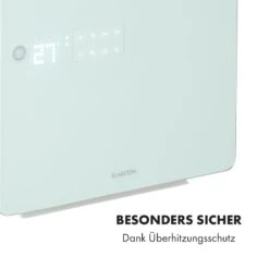 Hot Spot Crystal Flow Badheizer 45x82cm 36m² 2000W 5-40°C LED -Klarstein Verkaufsgeschäft 10035035 de 0009 logo