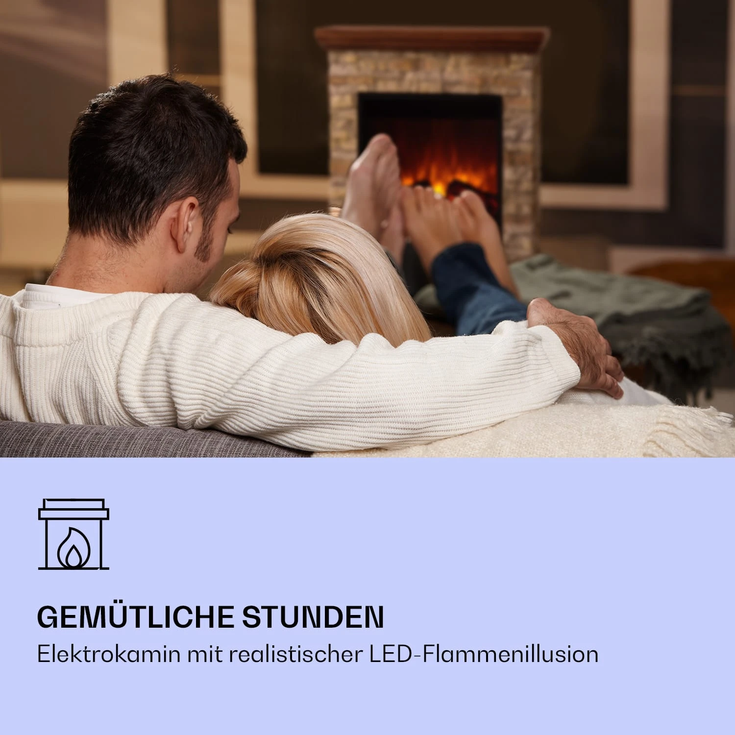 Etna Elektrokamin 1800W Wochentimer Fernbedienung LED 6 Etna Elektrokamin 1800W Wochentimer Fernbedienung LED – Bild 4