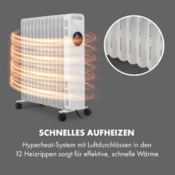 Thermaxx Heatstream Ölradiator 2500W 5-35 °C 24h-Timer 16 Thermaxx Heatstream Ölradiator 2500W 5-35 °C 24h-Timer -Klarstein Verkaufsgeschäft 10035055 de 0004 logo