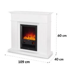 Kamini FXL Elektrischer Kamin Kamineinsatz 1000/2000W 2W LED -Klarstein Verkaufsgeschäft 10035058 yy 0008 dimensions