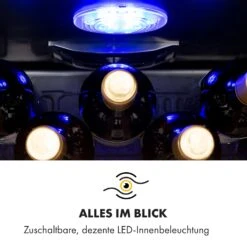 Vinamour 48 Uno Weinkühlschrank 128l 48Fl 3 Einschübe 4-18°C -Klarstein Verkaufsgeschäft 10035066 de 0008 logo