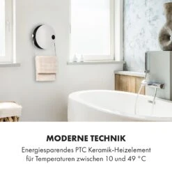 Hot Spot Pebble Heizlüfter 2000W Handtuchtrockner Timer Fernbedienung -Klarstein Verkaufsgeschäft 10035077 de 0008 logo