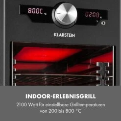 Steakreaktor Core Indoor Grillgerät Hochtemperaturgrill 2100W 800°C 16 Steakreaktor Core Indoor Grillgerät Hochtemperaturgrill 2100W 800°C -Klarstein Verkaufsgeschäft 10035085 de 0005 logo
