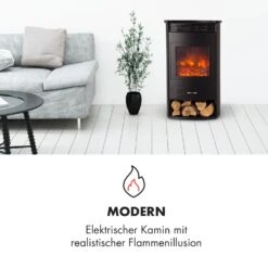 Bormio Smart Elektrokamin 950/1900W Thermostat Wochentimer 14 Bormio Smart Elektrokamin 950/1900W Thermostat Wochentimer -Klarstein Verkaufsgeschäft 10035086 de 0003 logo