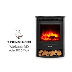 Bormio S Smart Elektrokamin 950/1900W Thermostat Wochentimer 15 Bormio S Smart Elektrokamin 950/1900W Thermostat Wochentimer -Klarstein Verkaufsgeschäft 10035088 de 0004 logo