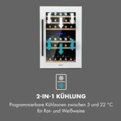 Vinsider 41D Built-In Duo Quartz Edition Weinkühlschrank Einbaugerät -Klarstein Verkaufsgeschäft 10035104 de 0003 logo