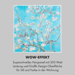 Wonderwall Air Art Smart Infrarotheizung 60x60cm 350W Wandinstallation App-Steuerung Mandelblüten 16 Wonderwall Air Art Smart Infrarotheizung 60x60cm 350W Wandinstallation App-Steuerung Mandelblüten -Klarstein Verkaufsgeschäft 10035112 de 0005 logo