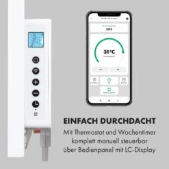 Wonderwall Air Art Smart Infrarotheizung 60x60cm 350W Wandinstallation App-Steuerung Wellen -Klarstein Verkaufsgeschäft 10035114 de 0007 logo
